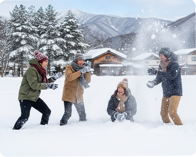打雪仗任务完成☃️ 