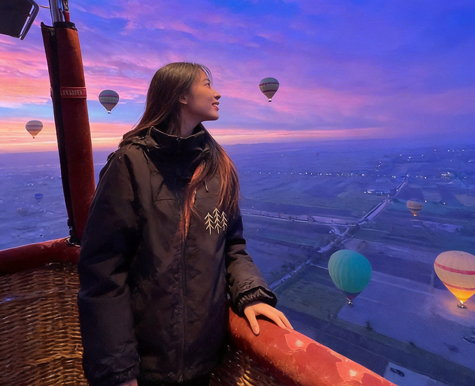 终于追到了热气球🎈 